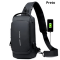 Bolsa Slim Bag™ - Mochila Anti-Furto com Senha USB